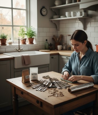 Silber putzen mit Hausmittel
